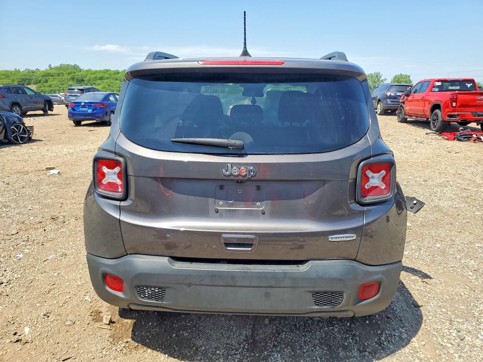 2021 Jeep Renegade VIN ZACNJCBBXMPM28500 COPART salvage auction — FRONT END, Il - Salvage Certificate, sold $525 on 2026-07-29 (photo 6)