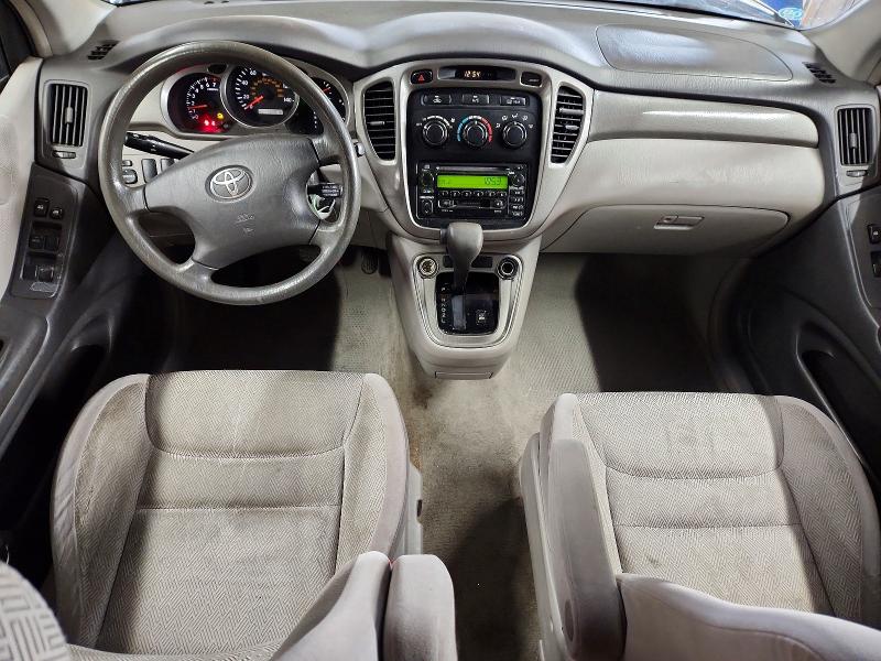 2001 Toyota Highlander VIN JTEGF21A210027326 COPART salvage auction — FRONT END, IL - SALVAGE CERTIFICATE, sold $375 on 2026-07-20 (photo 8)