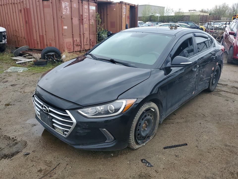 2017 Hyundai Elantra VIN KMHD84LF4HU249497 COPART salvage auction — SIDE, On - Permit Salvage, sold $3,600 on 2026-07-07 (photo 1)