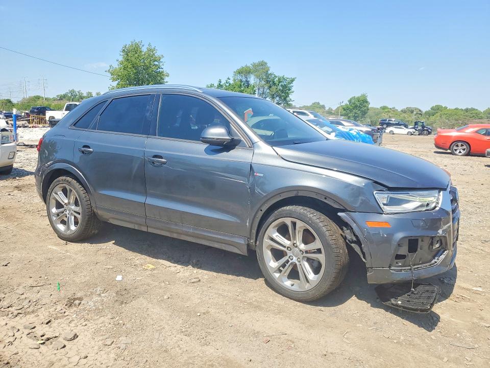 2018 Audi Q3 VIN WA1ECCFS8JR020026 COPART salvage auction — FRONT END, Md - Cert Of Salvage > 75% Damage, sold $1,700 on 2026-07-23 (photo 4)