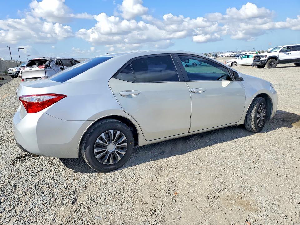 2015 Toyota Corolla VIN 5YFBURHE6FP207735 COPART salvage auction — FRONT END, Ca - Salvage Certificate, sold $2,350 on 2026-07-24 (photo 3)