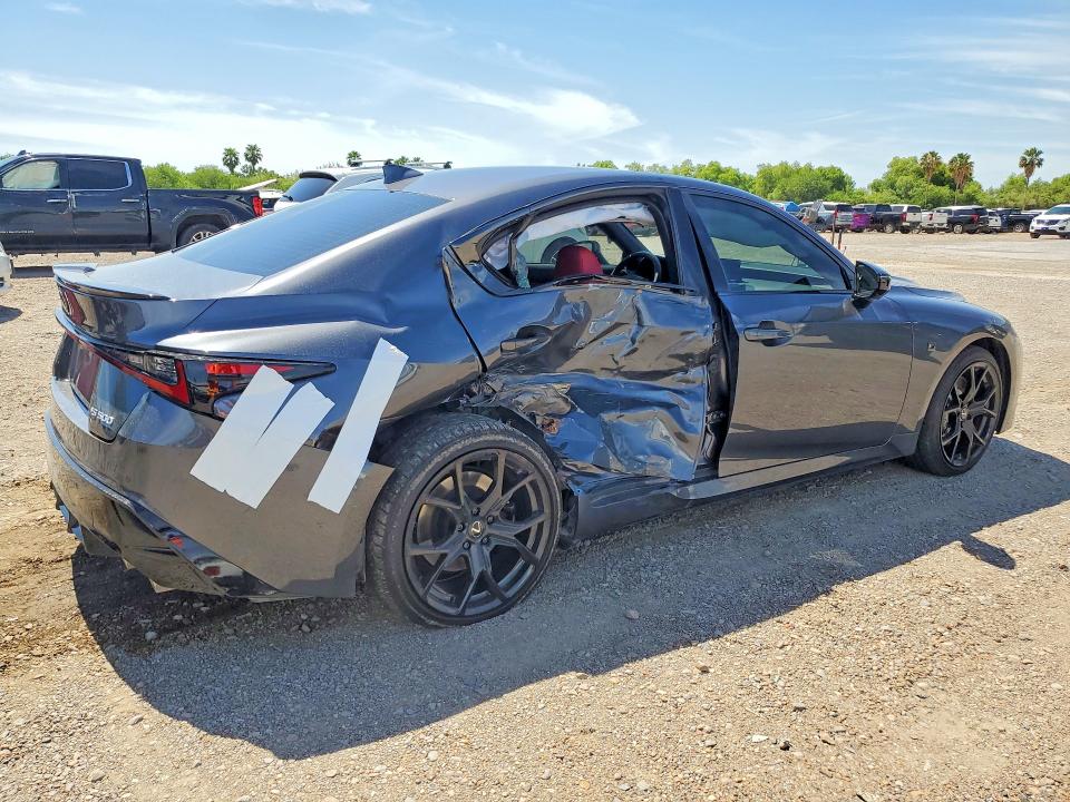 2025 Lexus VIN JTHAP1D25S5008021 COPART salvage auction — SIDE, Tx - Salvage Vehicle Title, sold $17,500 on 2026-07-15 (photo 3)
