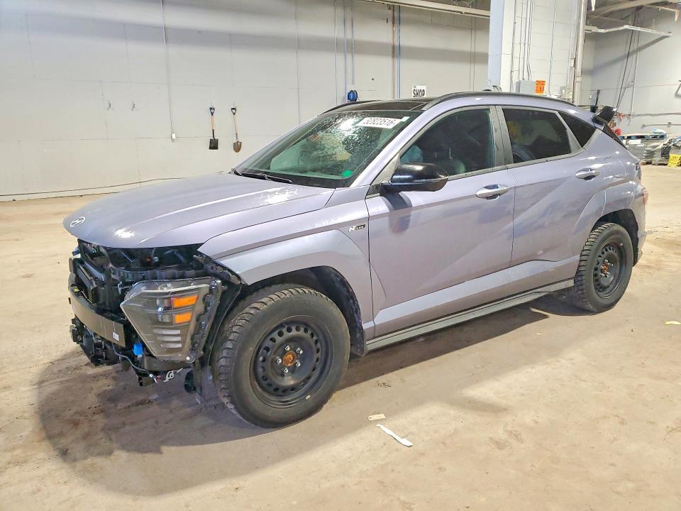2024 Hyundai Kona VIN KM8HECA3XRU113311 COPART salvage auction — FRONT END, Nb - Salvage Title, sold $7,100 on 2026-07-16 (photo 1)