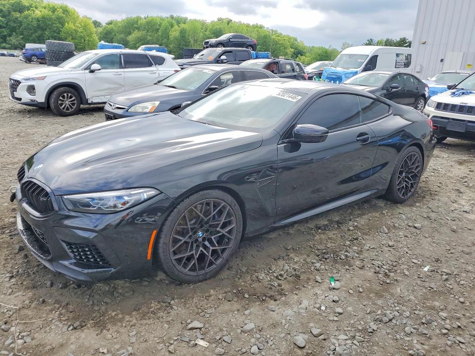 2020 BMW M8 VIN WBSAE0C0XLBM08444 COPART salvage auction — MECHANICAL, Nj - Cert Of Title-Salvage, sold $25,500 on 2026-07-08 (photo 1)