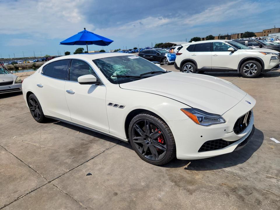 2019 Maserati Quattroporte VIN ZAM56YRA0K1314707 COPART salvage auction — FRONT END, Tx - Certificate Of Title, sold $175 on 2026-08-06 (photo 4)