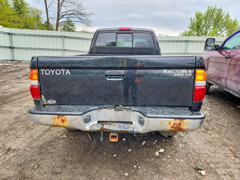 2004 Toyota Tacoma VIN 5TEWN72N24Z374595 COPART salvage auction — FRONT END, VT - CERTIFICATE OF TITLE, sold $200 on 2026-07-13 (photo 6)