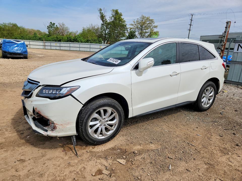 2017 Acura Rdx VIN 5J8TB4H32HL032067 COPART salvage auction — FRONT END, Il - Salvage Certificate, sold $3,750 on 2026-07-06 (photo 1)
