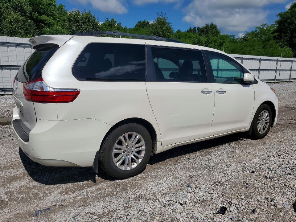 2017 Toyota VIN 5TDYZ3DC5HS832862 COPART salvage auction — FRONT END, Ar - Cert Of Title-Salvage, sold $625 on 2026-07-27 (photo 3)