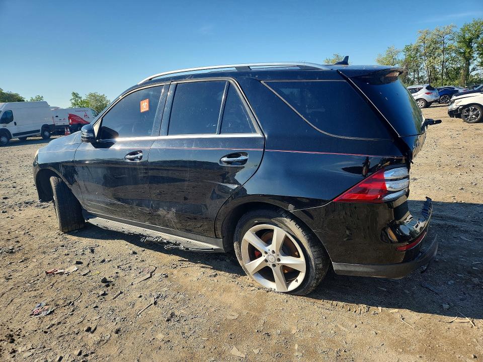 2016 Mercedes-benz Gle VIN 4JGDA5HB0GA743615 COPART salvage auction — REAR END, Wv - Certificate Of Title, sold $6,500 on 2026-07-09 (photo 2)