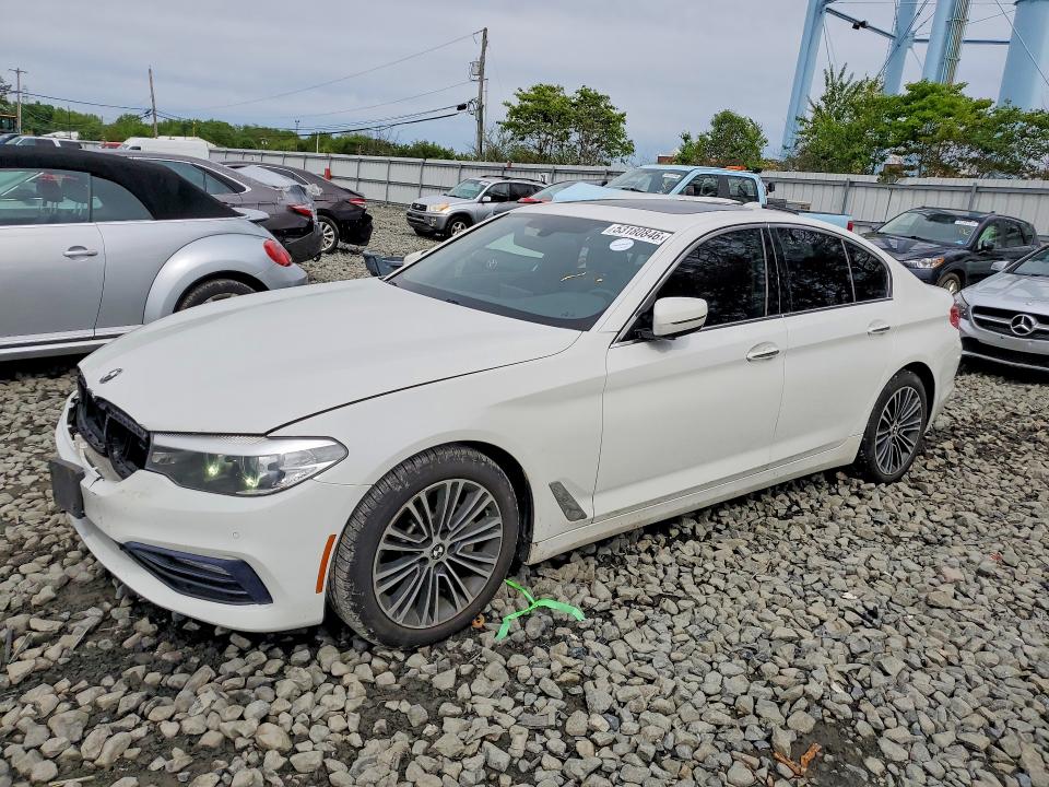 2017 BMW 5er VIN WBAJA7C36HG904211 COPART salvage auction — FRONT END, Mt - Certificate Of Title, sold $5,400 on 2026-07-14 (photo 1)
