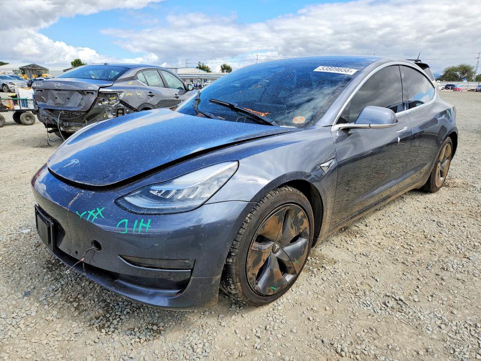 2020 Tesla VIN 5YJ3E1EB9LF741462 COPART salvage auction — FRONT END, CA - SALVAGE CERTIFICATE, sold $7,200 on 2026-07-24 (photo 1)