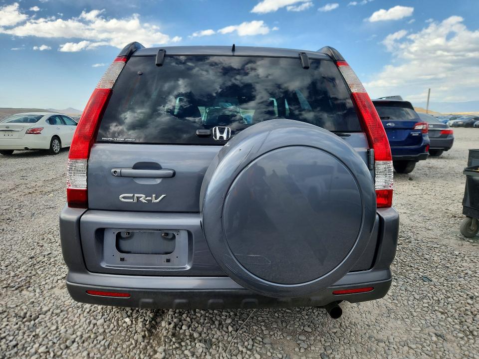 2006 Honda Cr-v VIN JHLRD78916C056143 COPART salvage auction — FRONT END, Ut - Salvage Certificate, sold $1,350 on 2026-07-28 (photo 6)