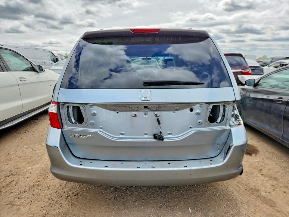 2007 Honda Odyssey VIN 5FNRL38757B103749 COPART salvage auction — REAR END, IL - SALVAGE CERTIFICATE, sold $450 on 2026-07-09 (photo 6)