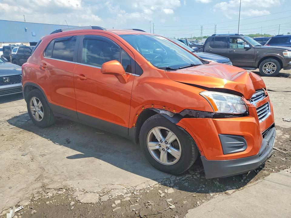 2016 Chevrolet Trax VIN KL7CJLSB3GB669305 COPART salvage auction — FRONT END, Mi - Certificate Of Title, sold $875 on 2026-07-10 (photo 4)