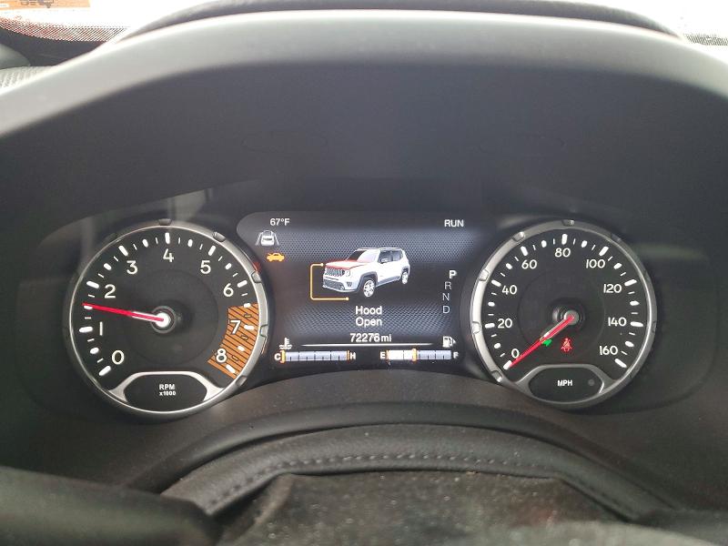 2021 Jeep Renegade VIN ZACNJDBB3MPM68830 COPART salvage auction — HAIL, Ks - Cert Of Title-Salvage, sold $1,000 on 2026-07-02 (photo 9)