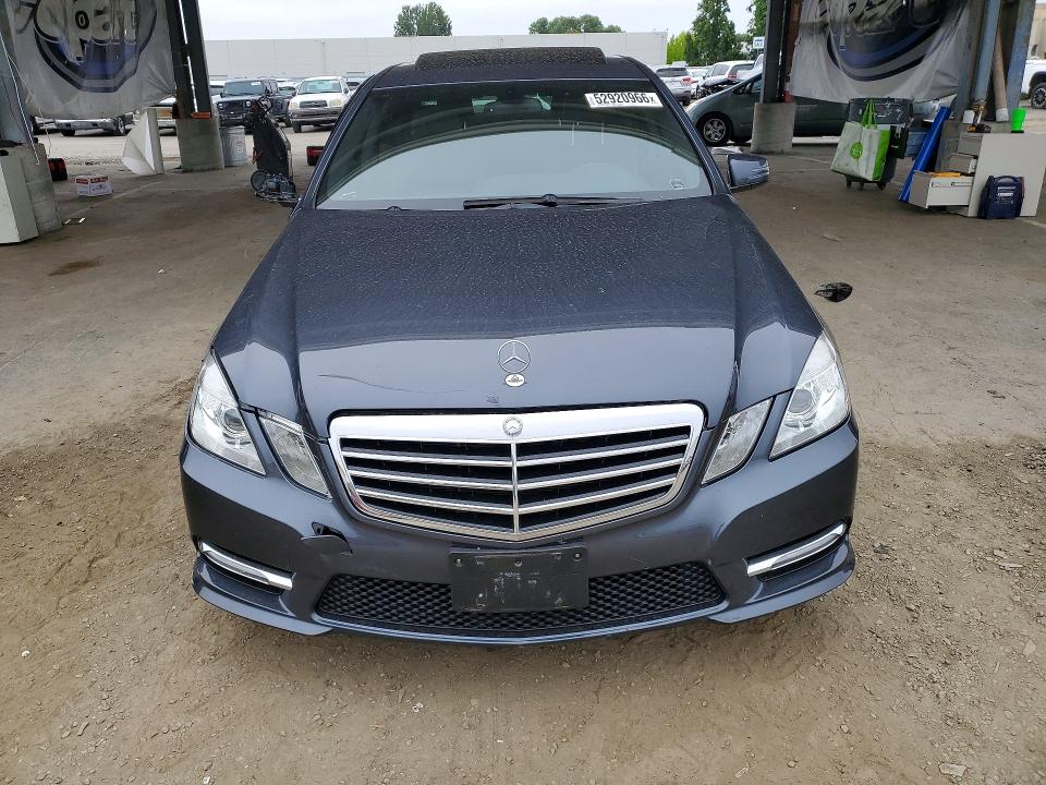 2012 Mercedes-benz VIN WDDHF5KB7CA582213 COPART salvage auction — FRONT END, Ca - Salvage Certificate, sold $1,700 on 2026-07-14 (photo 5)