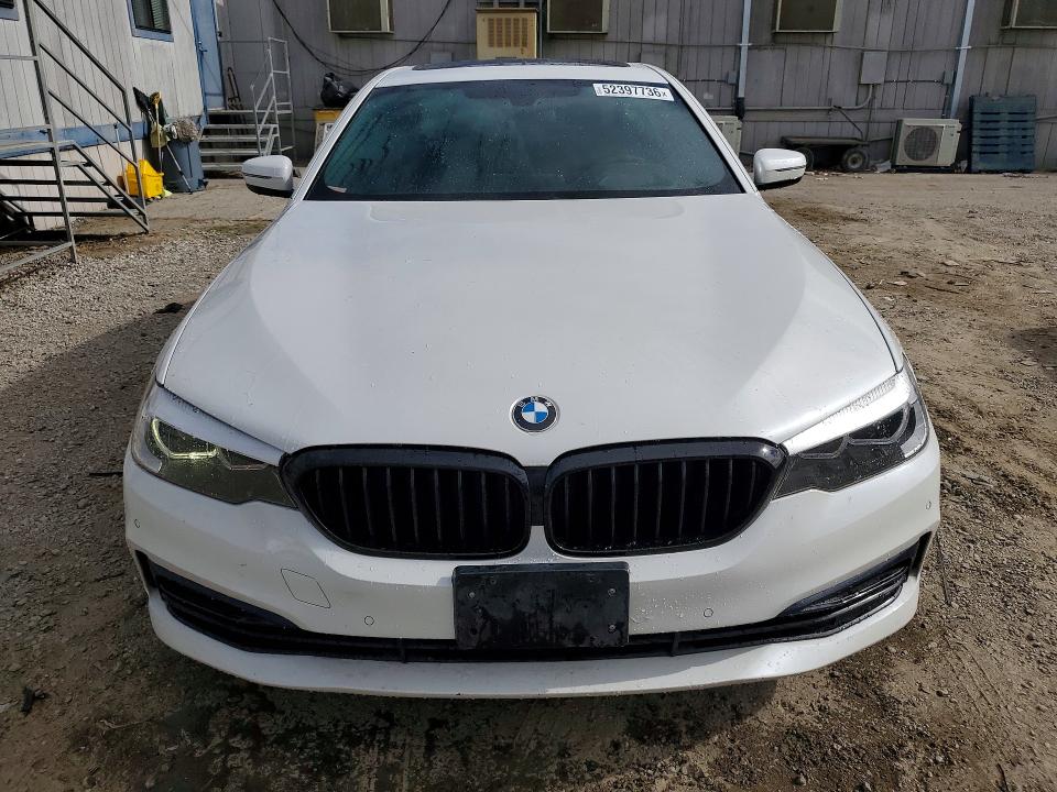 2018 BMW 5er VIN WBAJA5C52JWA36003 COPART salvage auction — REAR END, Ca - Salvage Certificate, sold $8,500 on 2026-07-16 (photo 5)