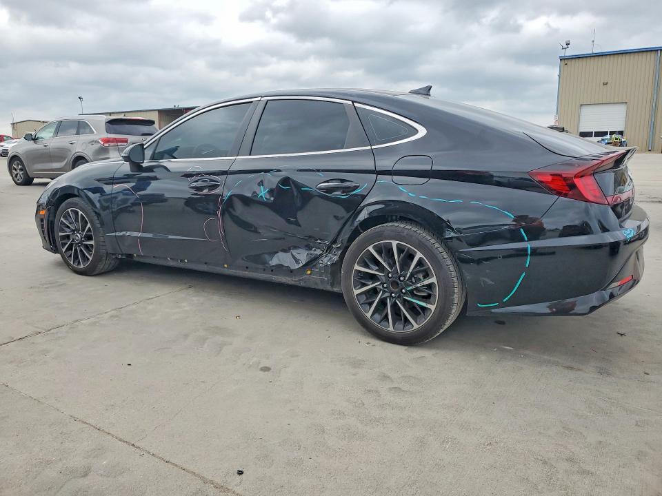 2021 Hyundai Sonata VIN 5NPEH4J25MH099686 COPART salvage auction — SIDE, Tx - Salvage Vehicle Title, sold $7,500 on 2026-07-16 (photo 2)