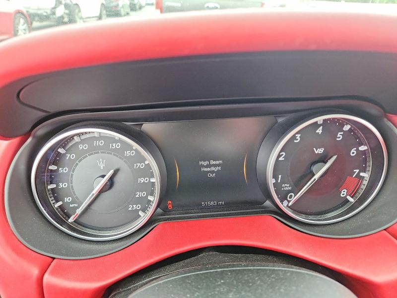 2021 Maserati Levante VIN ZN661ZUAXMX378465 COPART salvage auction — FRONT END, CA - NON-REPAIRABLE VEHICLE CERT, sold $8,500 on 2026-07-29 (photo 9)