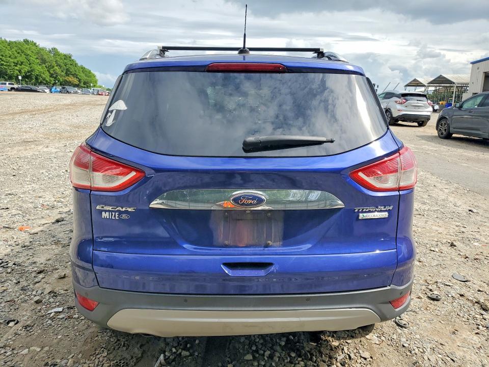 2014 Ford Escape VIN 1FMCU0JX5EUC06682 COPART salvage auction — Burn Engine, GA - SALVAGE/FIRE DAMAGE, sold $250 on 2026-07-03 (photo 6)