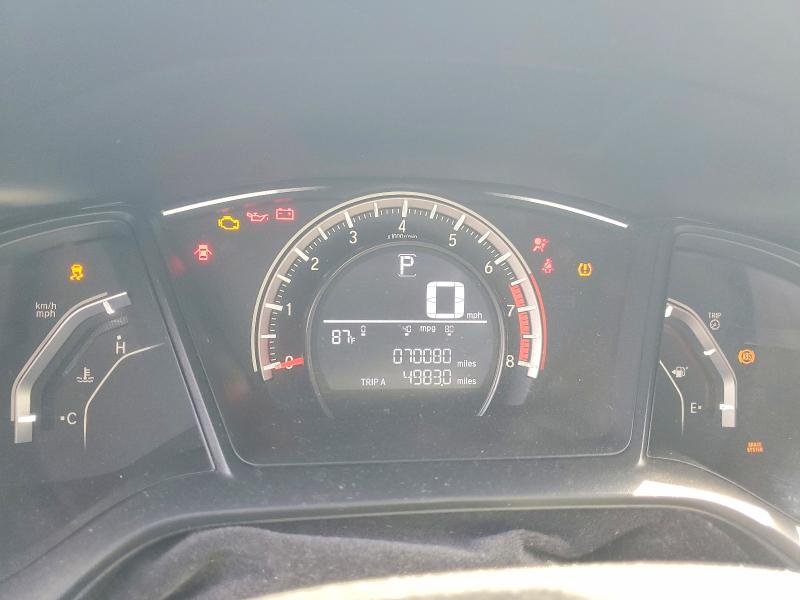 2018 Honda Civic VIN SHHFK7H23JU230328 COPART salvage auction — FRONT END, Fl - Cert Of Ttl-Rebuilt&Slvg Rbld, sold $4,400 on 2026-07-15 (photo 9)