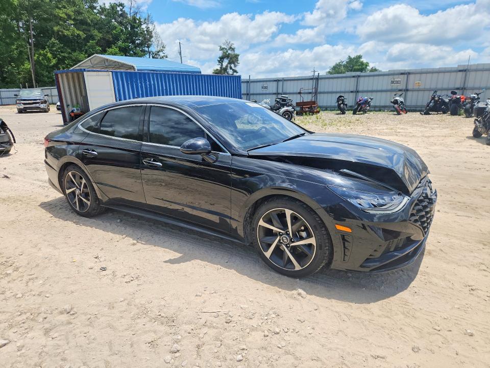 2023 Hyundai Sonata VIN KMHL44J2XPA272175 COPART salvage auction — FRONT END, Fl - Cert Of Title Slvg Rebuildable, sold $7,600 on 2026-07-10 (photo 4)
