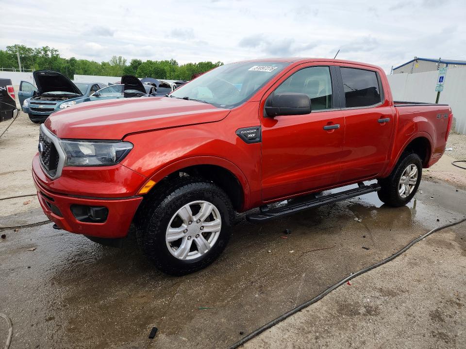 2019 Ford Ranger VIN 1FTER4FH4KLA28241 COPART salvage auction — SIDE, Ca - Salvage Certificate, sold $8,000 on 2026-07-09 (photo 1)