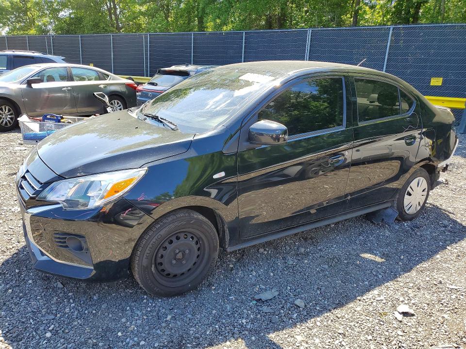 2022 Mitsubishi Mirage VIN ML32FUFJ8NHF09346 COPART salvage auction — REAR END, Md - Cert Of Salvage < 75% Damage, sold $2,950 on 2026-07-28 (photo 1)
