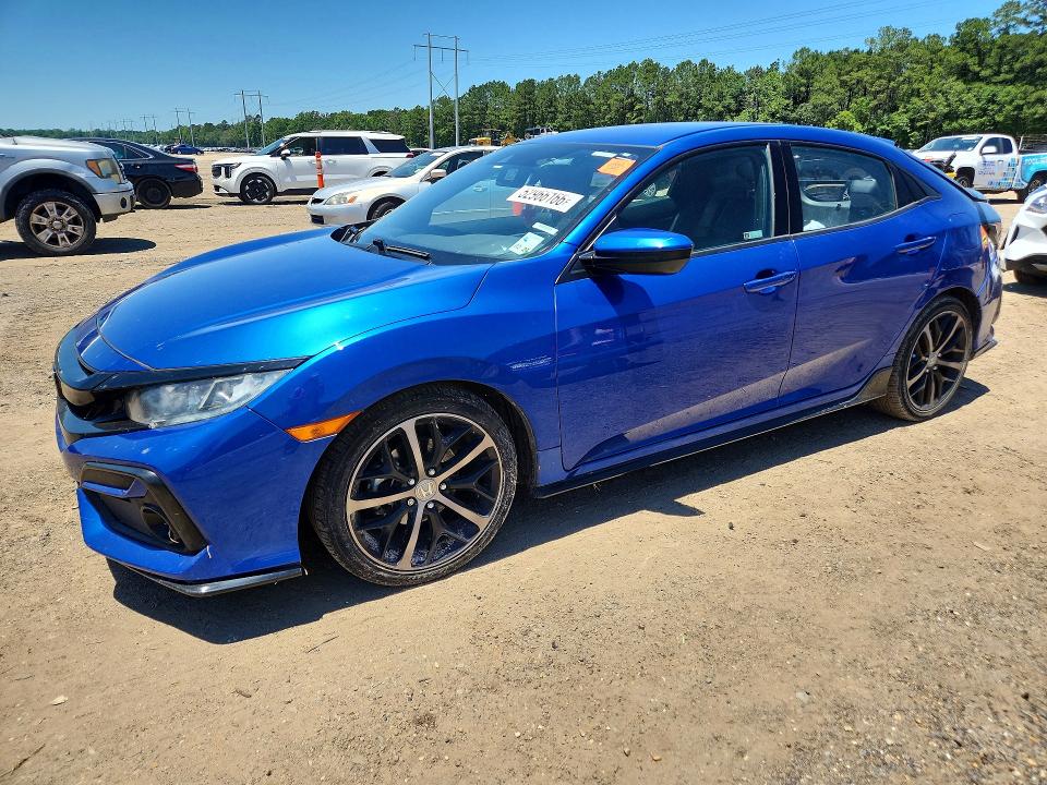 2020 Honda Civic VIN SHHFK7H42LU220426 COPART salvage auction — REAR END, La - Cert Of Title-Salvage, sold $125 on 2026-07-21 (photo 1)