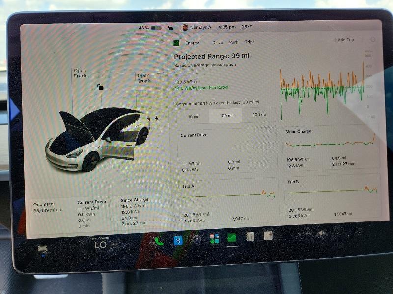 2021 Tesla Model 3 VIN 5YJ3E1EA9MF002696 COPART salvage auction — FRONT END, Salvage Title, sold $9,000 on 2026-07-16 (photo 9)