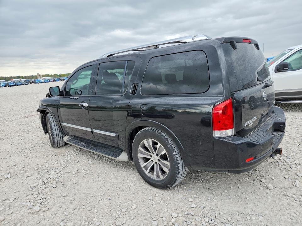 2015 Nissan Armada VIN 5N1BA0ND1FN600549 COPART salvage auction — FRONT END, MI - CERTIFICATE OF TITLE, sold $1,000 on 2026-07-09 (photo 2)