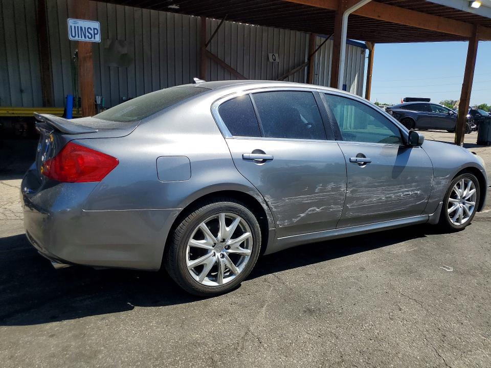 2012 Infiniti G VIN JN1CV6AR9CM679281 COPART salvage auction — FRONT END, Co - Public - Salvage Title, sold $525 on 2026-07-02 (photo 3)