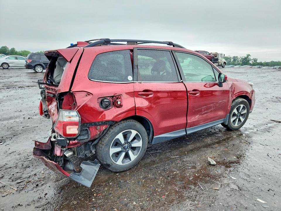 2017 Subaru Forester VIN JF2SJARCXHH567906 COPART salvage auction — REAR END, Va - Non-Repairable Certificate, sold $1,600 on 2026-07-15 (photo 3)