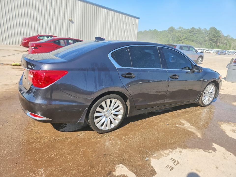 2014 Acura RLX VIN JH4KC1F57EC007329 COPART salvage auction — REAR END, Sc - Cert Of Title-Salvage, sold $2,650 on 2026-07-13 (photo 3)