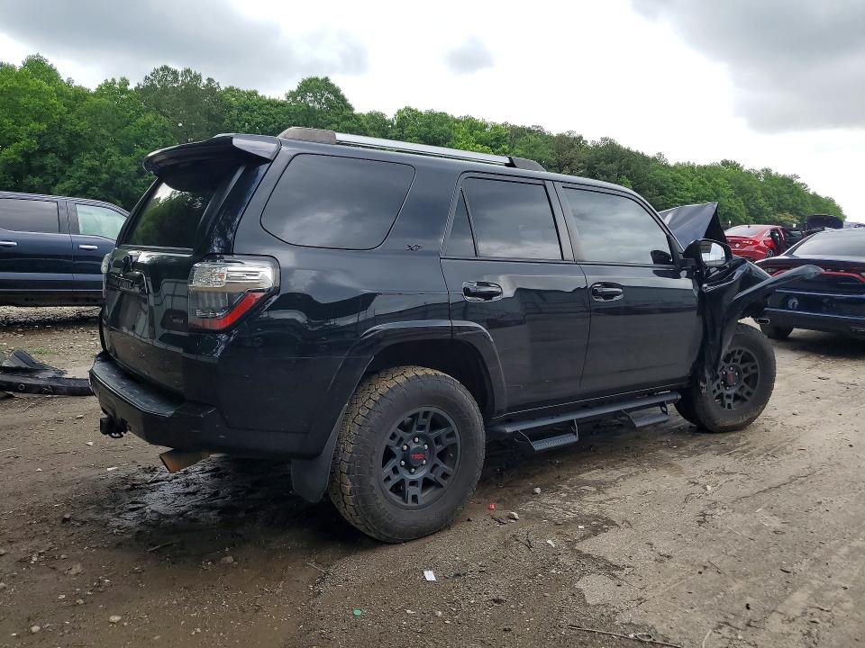 2022 Toyota 4runner VIN JTENU5JR6N6039437 COPART salvage auction — FRONT END, Ga - Cert Of Title-Salvage, sold $7,400 on 2026-07-31 (photo 3)