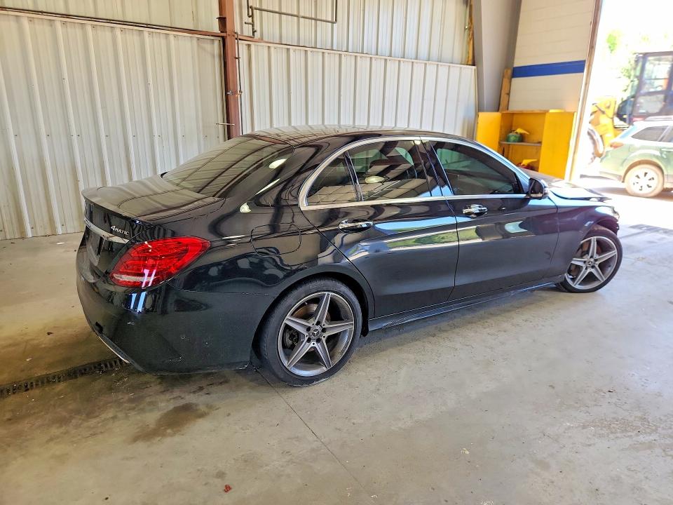 2018 Mercedes-benz C-klasse VIN 55SWF4KB1JU259368 COPART salvage auction — FRONT END, Va - Cert Of Title - Salvage, sold $4,350 on 2026-07-10 (photo 3)