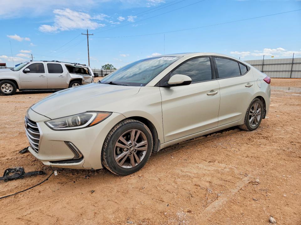 2017 Hyundai Elantra VIN KMHD84LF3HU430087 COPART salvage auction — FRONT END, Nm - Cert Of Title-Salvage, sold $20 on 2026-07-29 (photo 1)