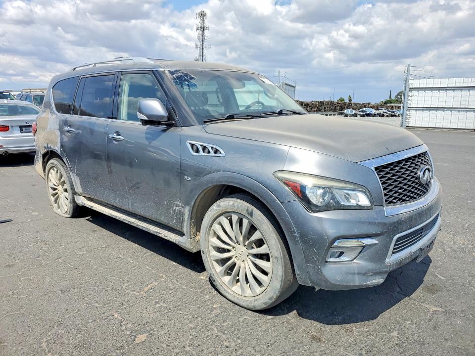 2015 Infiniti Qx80 VIN JN8AZ2NC6F9370841 COPART salvage auction — REAR END, Ca - Dis/Dlr/Exp Only Clean Title, sold $3,500 on 2026-07-30 (photo 4)