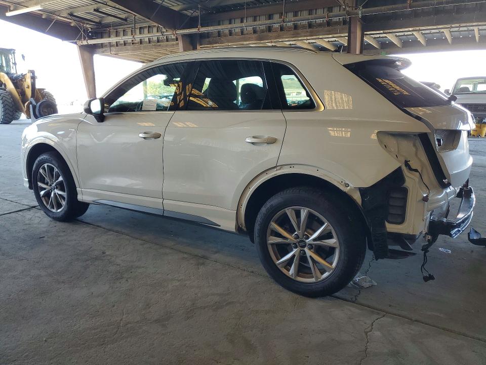 2024 Audi Q3 VIN WA1DECF34R1054232 COPART salvage auction — REAR END, Ca - Salvage Certificate, sold $7,800 on 2026-07-30 (photo 2)