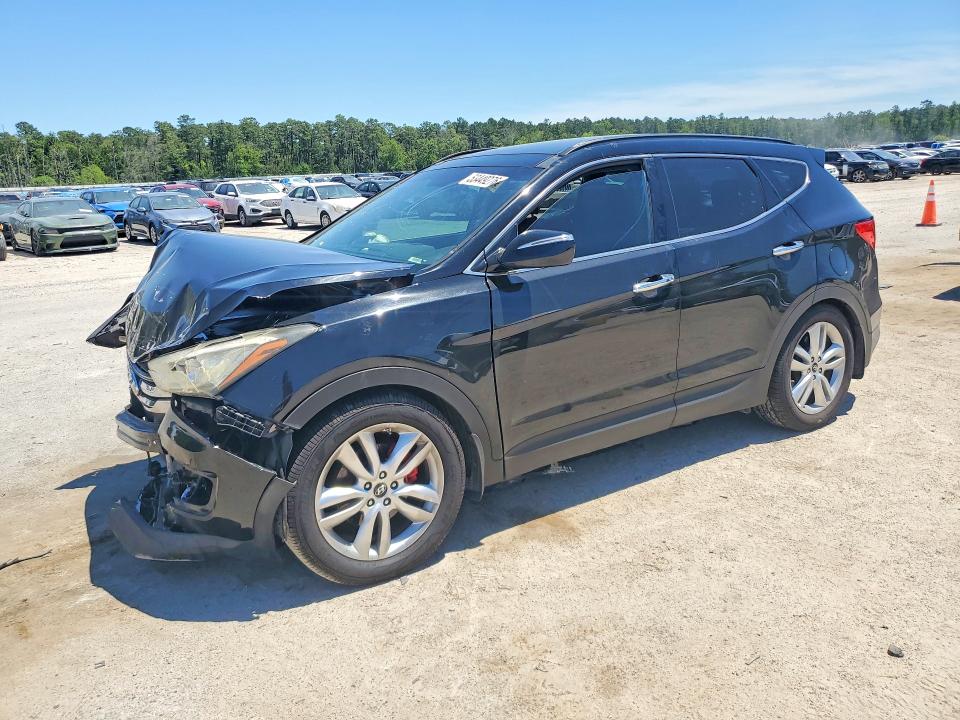 2014 Hyundai Santa fe VIN 5XYZW3LA6EG140230 COPART salvage auction — FRONT END, SC - CERT OF TITLE-SALVAGE, sold $975 on 2026-07-27 (photo 1)