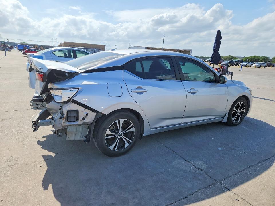 2022 Nissan Sentra VIN 3N1AB8CV3NY215439 COPART salvage auction — REAR END, Tx - Certificate Of Title, sold $2,600 on 2026-07-02 (photo 3)