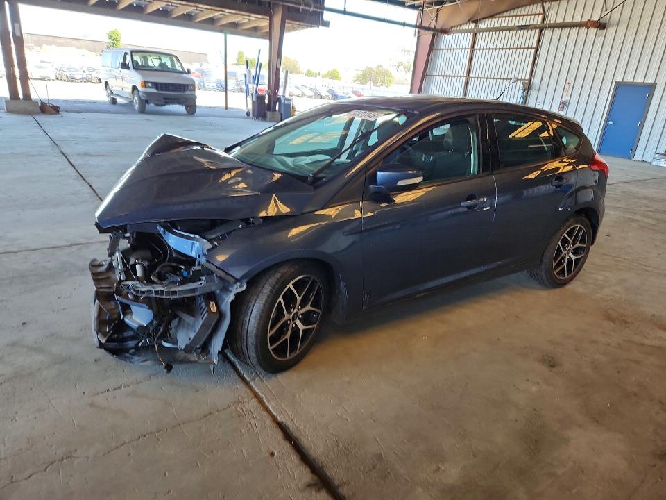 2018 Ford Focus VIN 1FADP3M29JL303827 COPART salvage auction — FRONT END, Ca - Salvage Certificate, sold $125 on 2026-07-02 (photo 1)