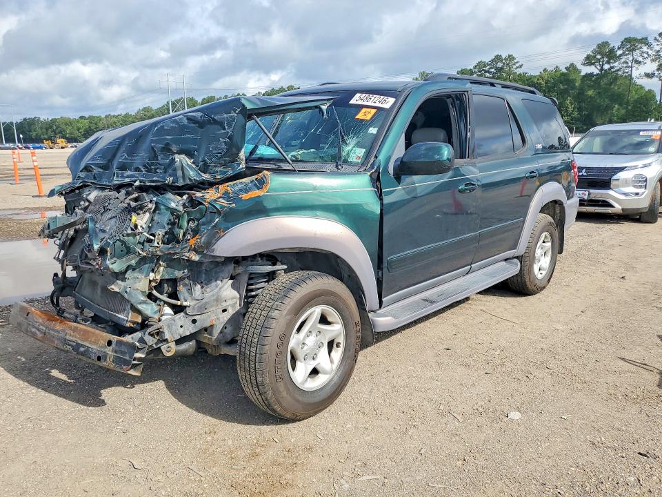 2002 Toyota Sequoia VIN 5TDZT34A52S125465 COPART salvage auction — FRONT END, La - Cert Of Title-Salvage, sold $225 on 2026-07-10 (photo 1)