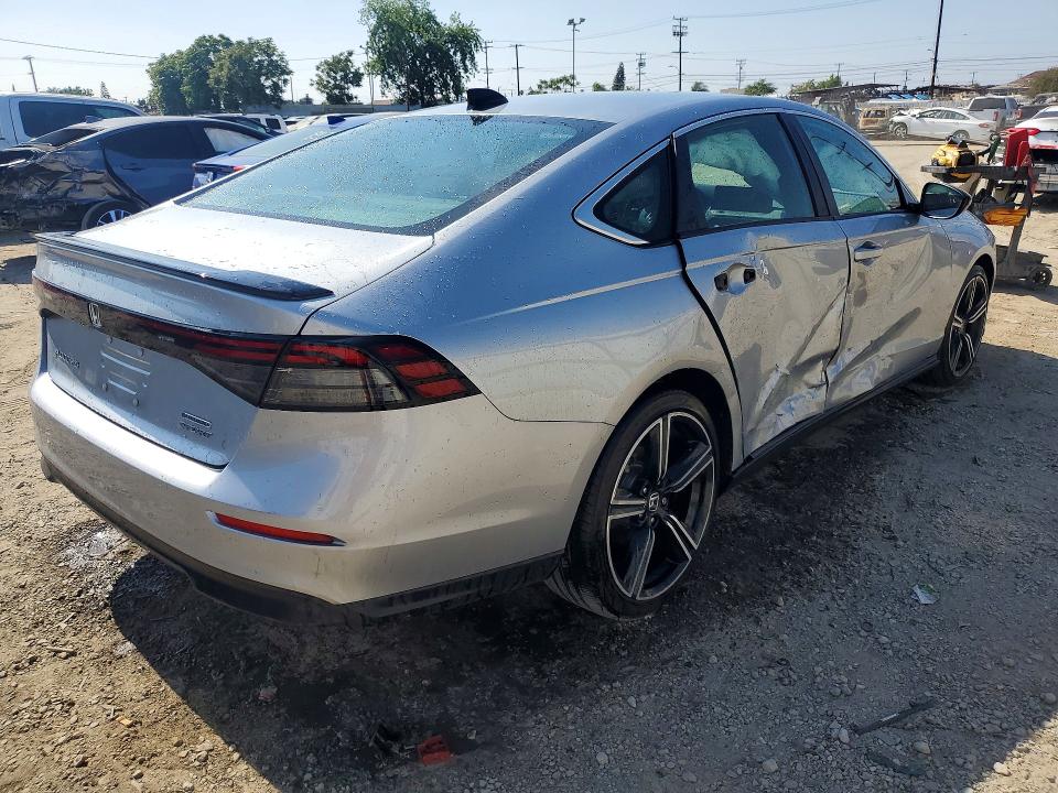 2024 Honda Accord VIN 1HGCY2F56RA054190 COPART salvage auction — SIDE, CA - SALVAGE CERTIFICATE, sold $11,300 on 2026-07-30 (photo 3)