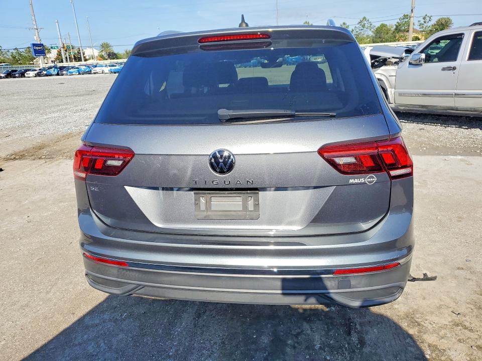 2022 Volkswagen Tiguan VIN 3VV3B7AX9NM125970 COPART salvage auction — REAR END, FL - CERT OF TITLE SLVG REBUILDABLE, sold $25 on 2026-07-31 (photo 6)