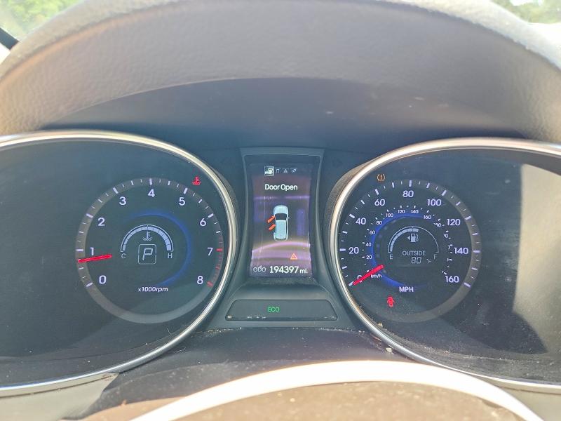 2014 Hyundai Santa fe VIN 5XYZU3LB7EG184350 COPART salvage auction — FRONT END, Nc - Salvage Certificate Of Title, sold $1,750 on 2026-07-10 (photo 9)