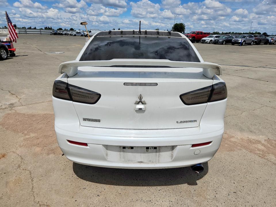 2017 Mitsubishi Lancer VIN JA32U2FU7HU002690 COPART salvage auction — REAR END, Ca - Salvage Certificate, sold $1,300 on 2026-07-06 (photo 6)