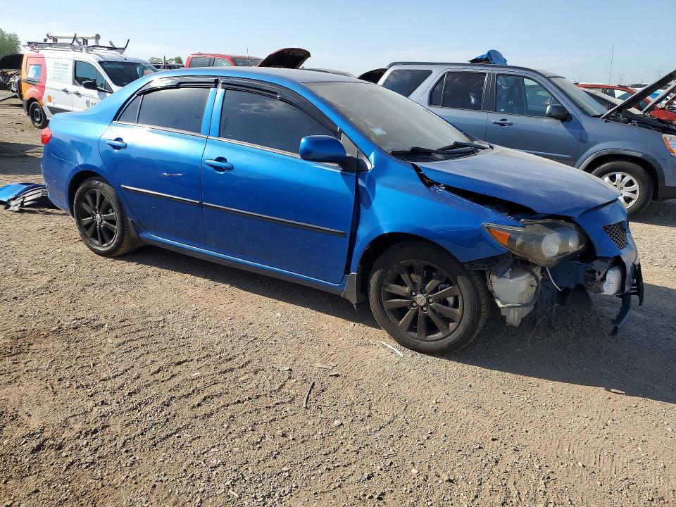 2009 Toyota Corolla VIN JTDBL40E299076153 COPART salvage auction — FRONT END, Il - Salvage Certificate, sold $725 on 2026-07-09 (photo 4)