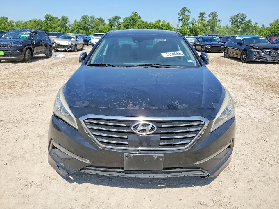 2015 Hyundai VIN 5NPE34AF8FH132250 COPART salvage auction — FRONT END, Tx - Salvage Vehicle Title, sold $150 on 2026-07-31 (photo 5)