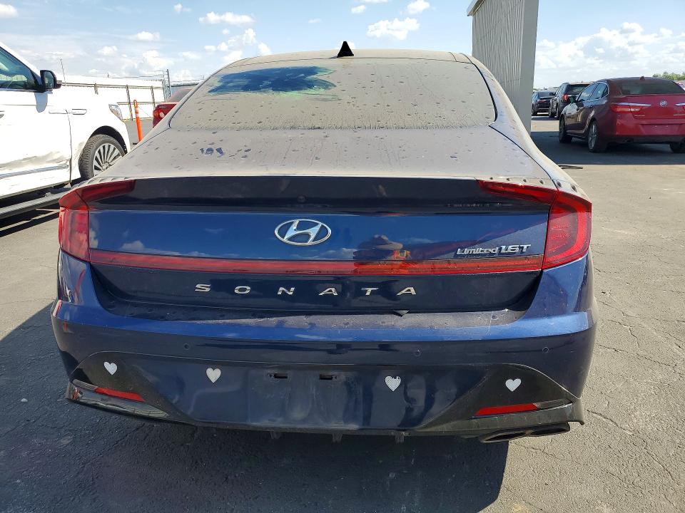 2021 Hyundai Sonata VIN 5NPEH4J29MH095687 COPART salvage auction — FRONT END, CA - SALVAGE CERTIFICATE, sold $6,600 on 2026-07-09 (photo 6)